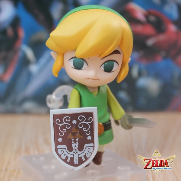 Legend of Zelda Link изображение Zelda Wind Waker HD no densetsu kazeno Takt Q Nendoroid 413 10 см ПВХ Модель Фигурки ринкедо