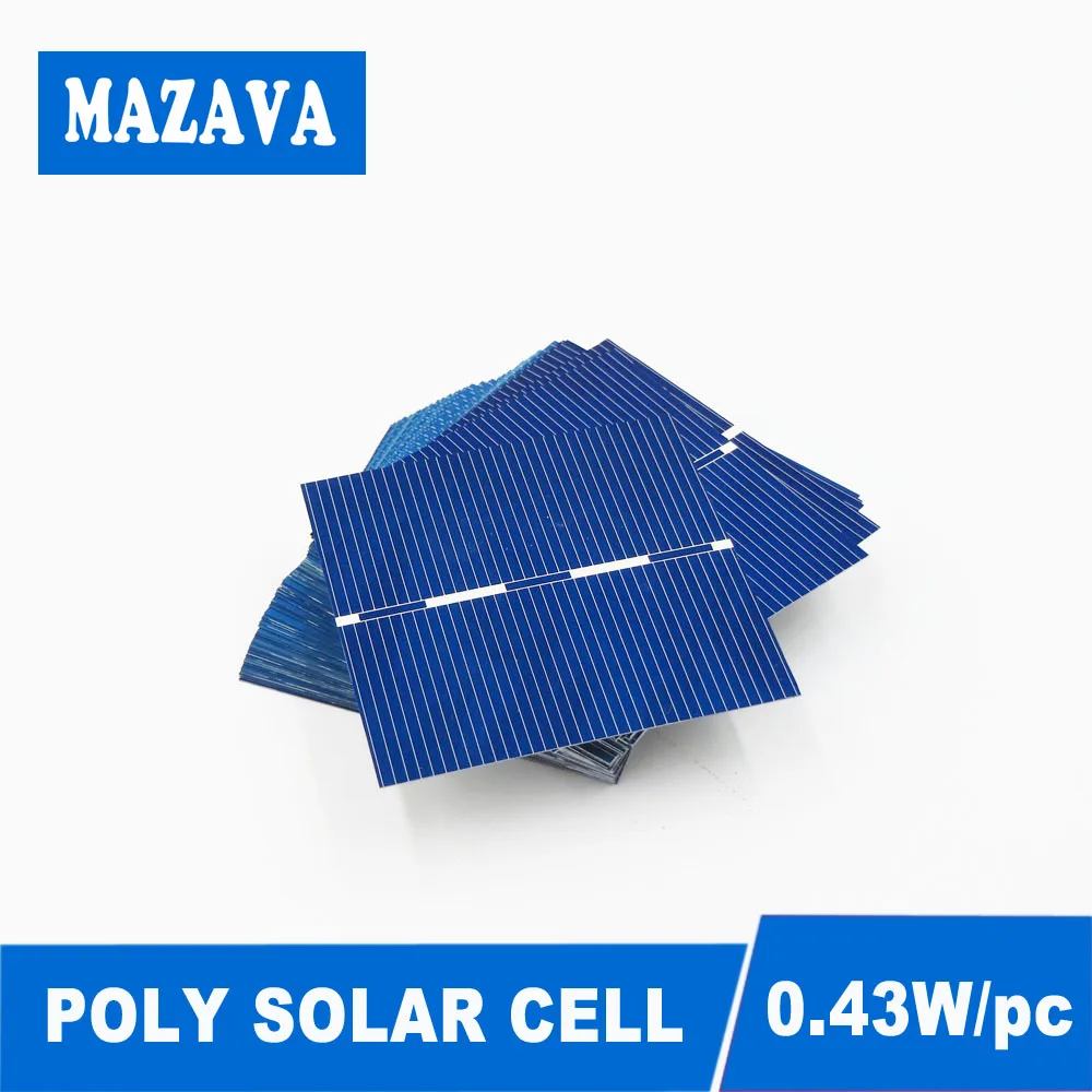 50PCS/LOT Solar Panel DIY Charger Cells Polycrystalline LED lamp Silicon Battery charge light 52*52mm 0.5V 0.43W | Обустройство дома