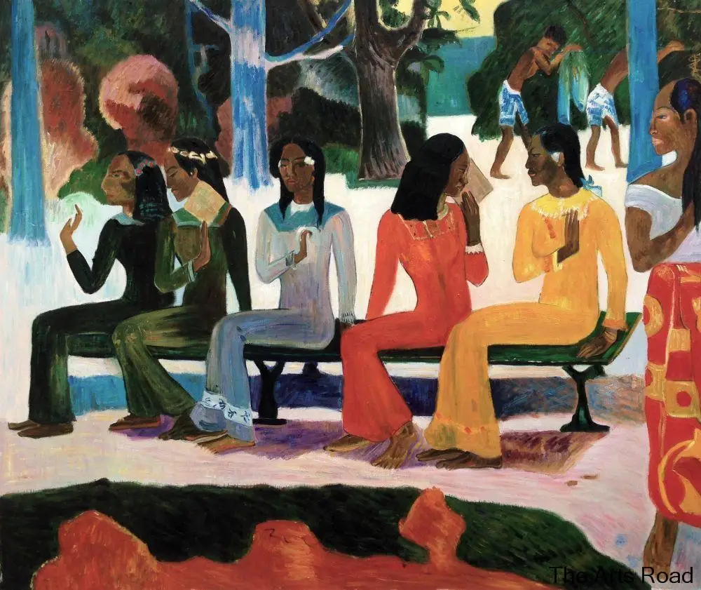 figures abstract painting