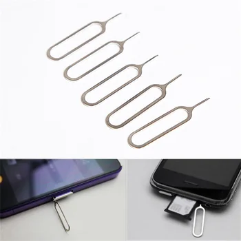 

High Quality 10pcs SIM Card Tray Removal Remover Eject Pin Needle Key Tool For iPhone 7 6S 6 Plus 5 5S SE 5C 4 4S
