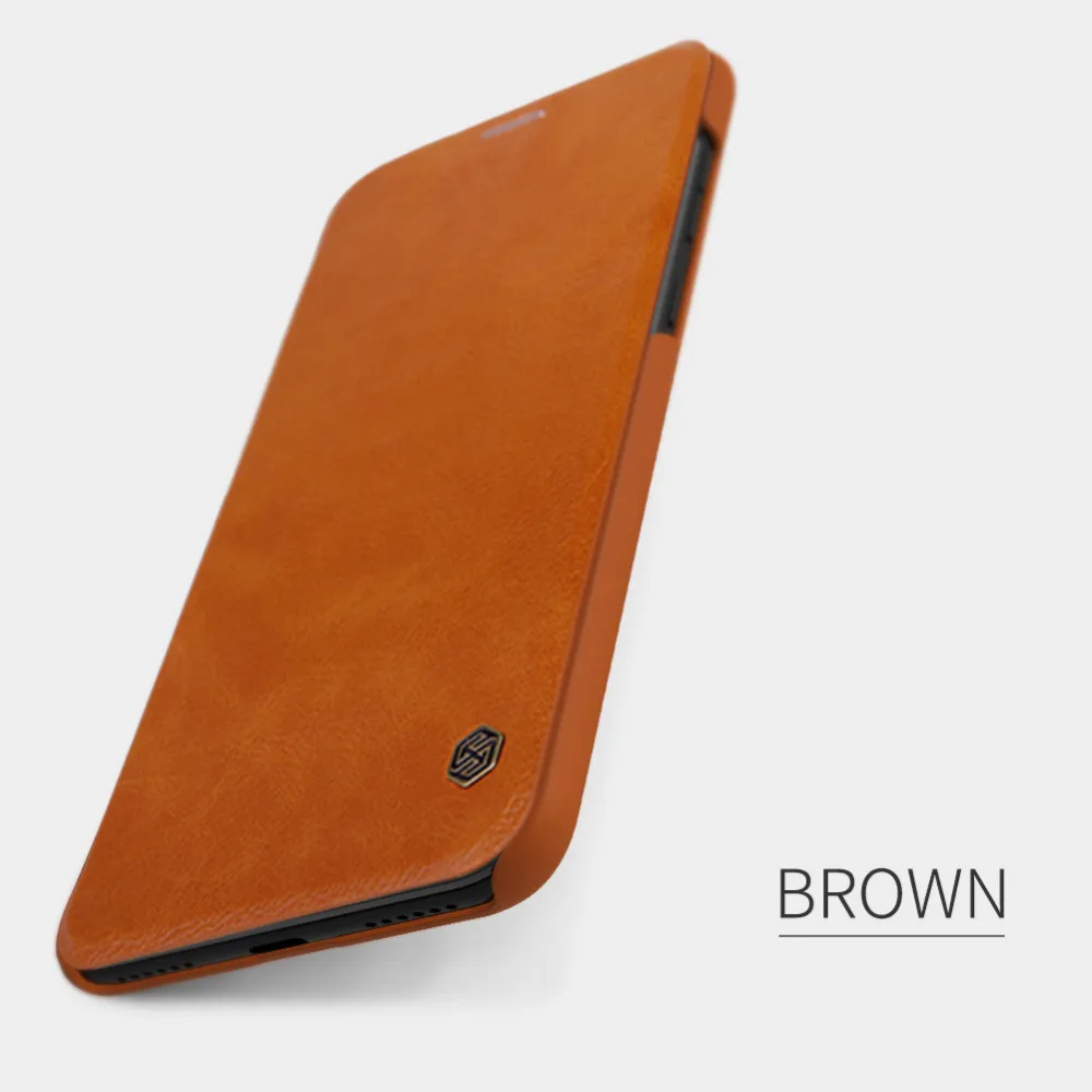 NILLKIN for xiaomi poco f1 Case cover 6.18'' Vintage Qin Flip Cover wallet PU leather PC back cover for xiaomi pocophone f1 case