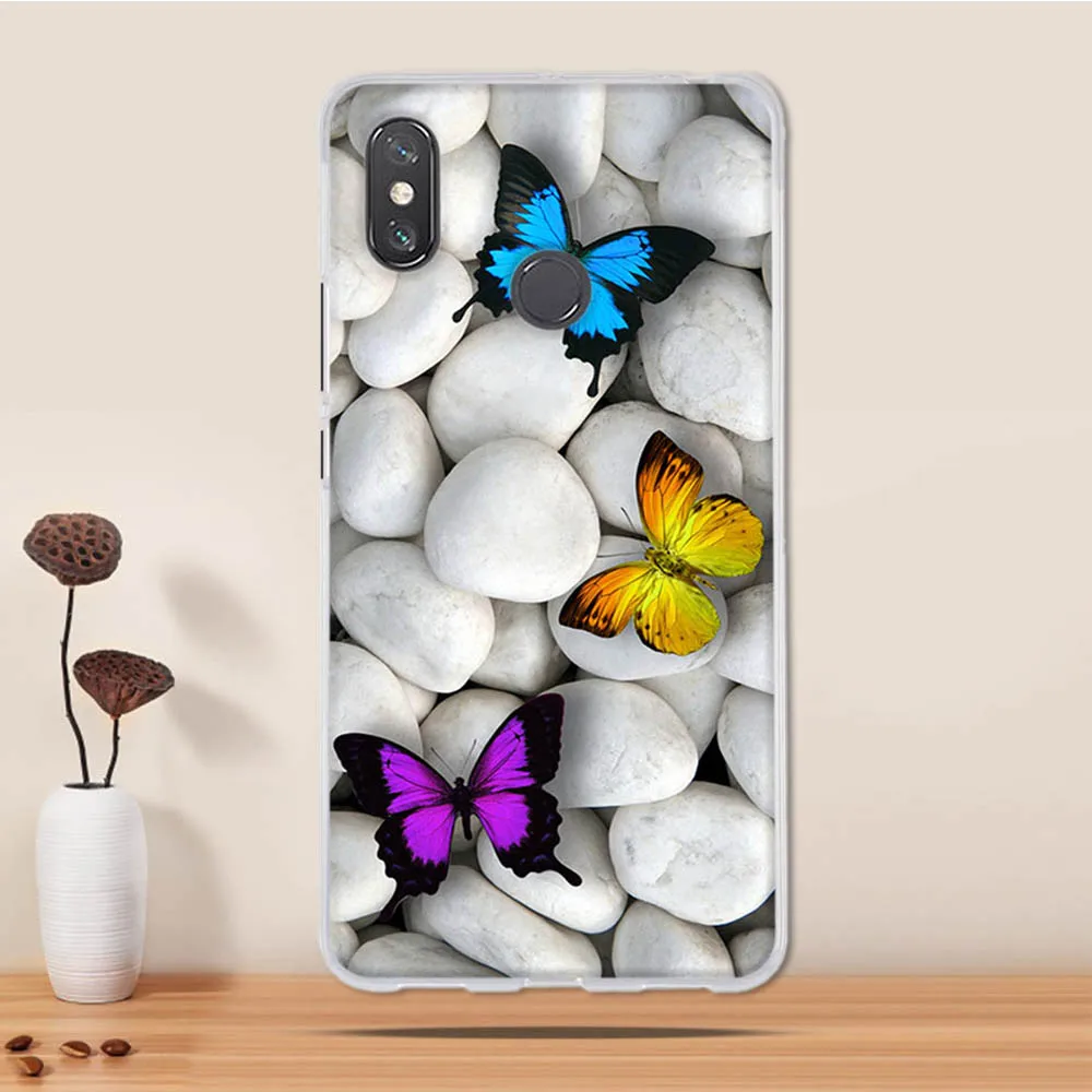Чехол для Xiaomi Mi Max 3 Силиконовый ТПУ чехол Max3 мягкий с рисунком чехол|Бамперы| |