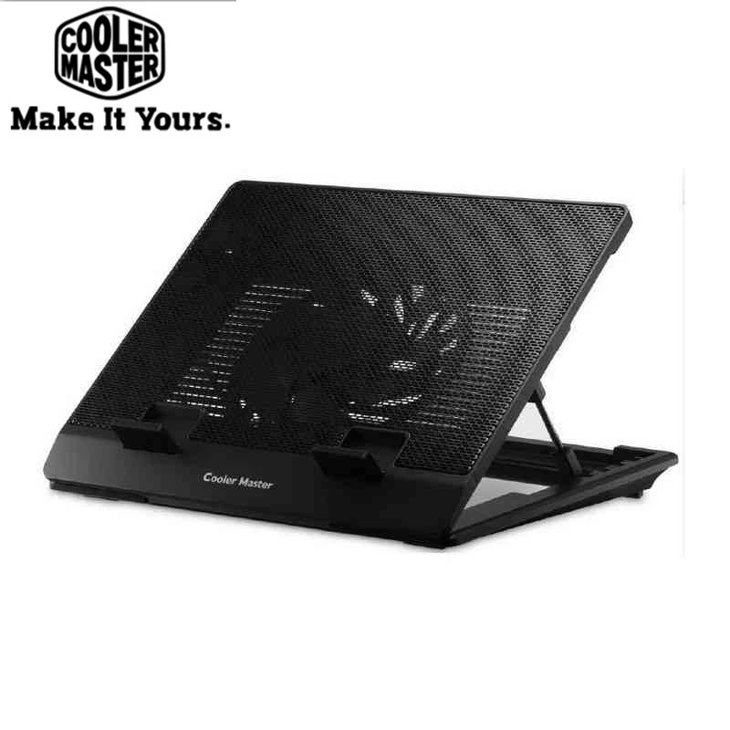 Кулер Master S100 ультра-тонкий нескользящий охлаждающий коврик для ноутбука Регулируемый 160 мм бесшумный вентилятор корпус охладителя для ноутбука 0-15''