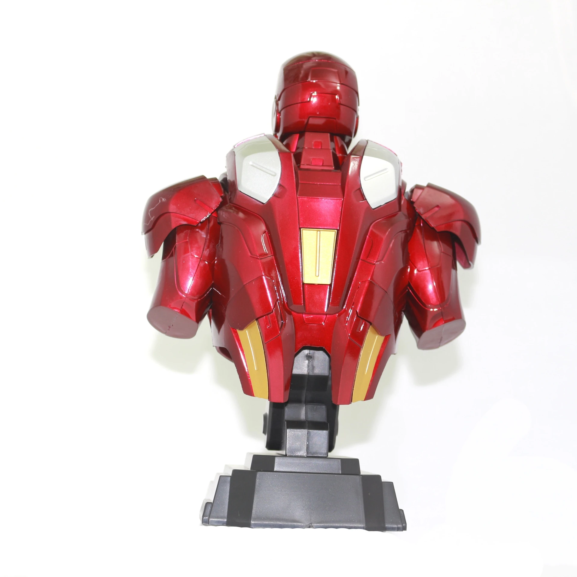 Disney Marvel Железный человек 3 Mark VII 1/4 масштаб Ограниченная серия с светодиодный 23 см