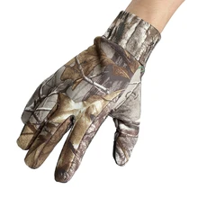 Открытый бионический камуфляж полный перчатки охотничьи тростниковые камуфляжные перчатки противоскользящие рыболовные перчатки для стрельбы эластичный сенсорный экран