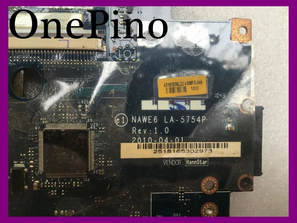  NAWE6 LA-5754P LA-5754P fit for G565 Z565 Motherboard Without HDMI port tested working