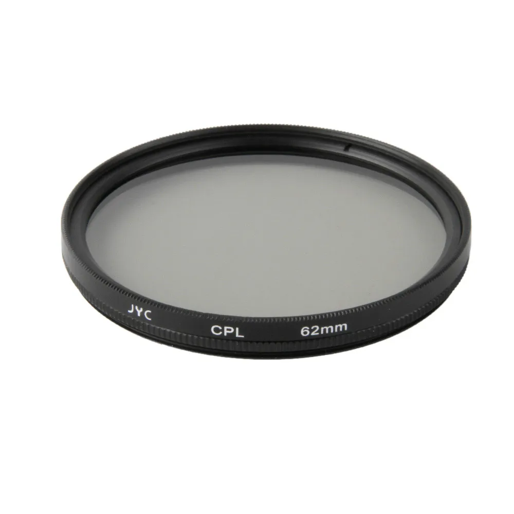 Free Shipping JYC 62mm CPL Circular Polarizer Filter for Canon Nikon Sony Olympus DSLR Camerain