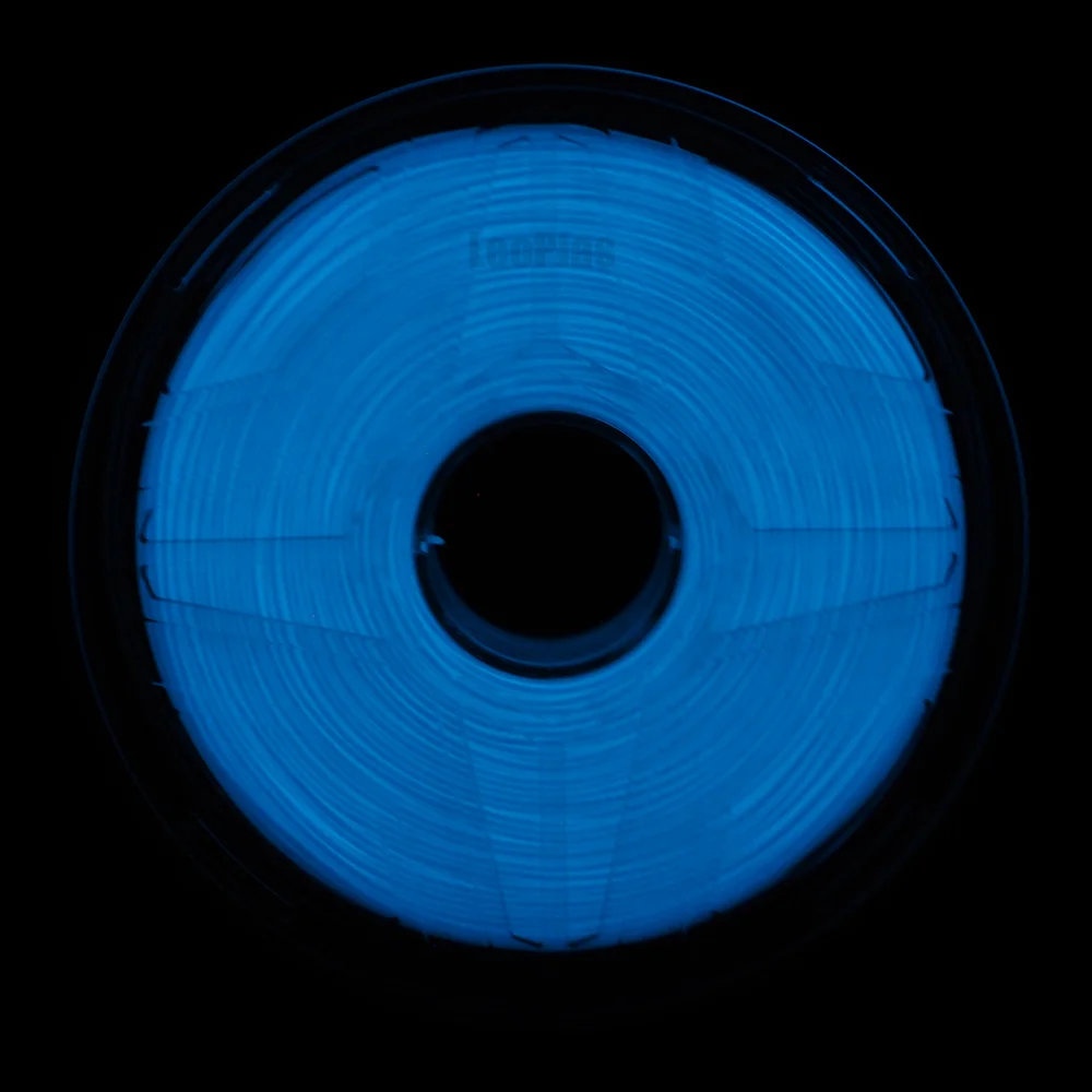 Распродажа в США Испания склад 1,75 мм 1 кг фосфоресцирующий люминесцентный светящийся в темноте PLA нити 3d принтер ручка печатный материал - Цвет: White to Blue