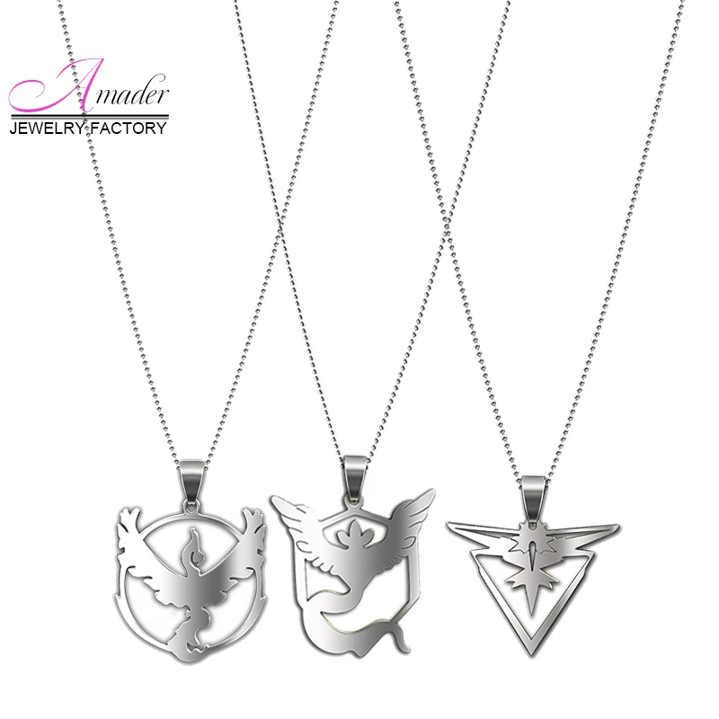 Amader New Pokemon Go Necklace Game Anime Stainless Steel Team Valor Mystic Instinct Logo Bead Chain For Women And Men Fans Chain Mobile Beaded Silver Chainbeaded Starfish Aliexpress Amader New Pokemon Go Necklace Game Anime Stainless Steel Team Valor Mystic Instinct Logo Bead Chain For Women And Men Fans Chain Mobile Beaded Silver Chainbeaded Starfish Aliexpress