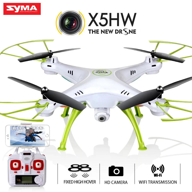 Original Syma Drone with Camera HD X5HW X5SW Upgrade FPV 2 4G 4CH RC Helicopter Quadcopter