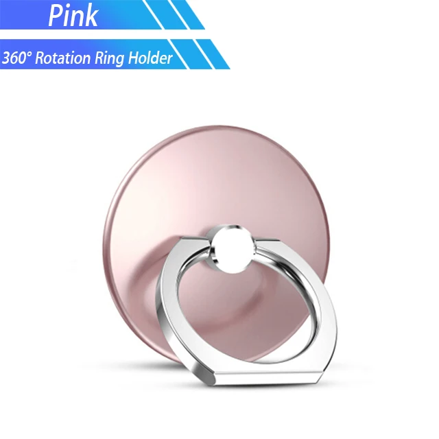 Pink Мини-держатель телефона с кольцом на палец, подставка для магнитного автомобильного держателя, настольная подставка для мобильного телефона, планшета, подставка для iPhone huawei P30 pro - Цвет: Pink