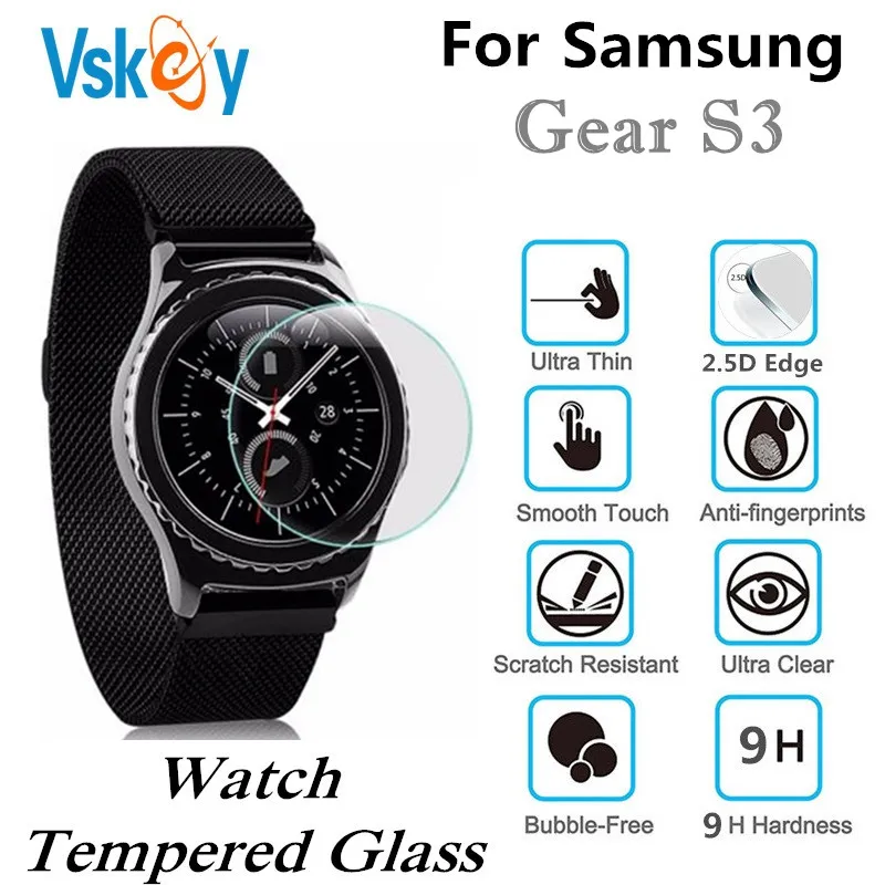 10 шт. закаленное стекло для Samsung Gear S3 frontier classic Sport Smart Watch защита экрана Защитная