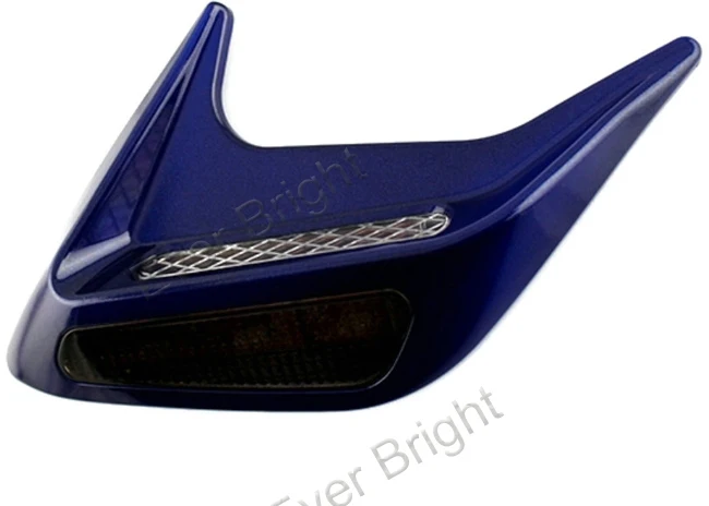 

2PCS Solar Powered Car Shark Cheek LED Warning Flash Tail Light Traffic Alert Decorative Lights Mix Color
