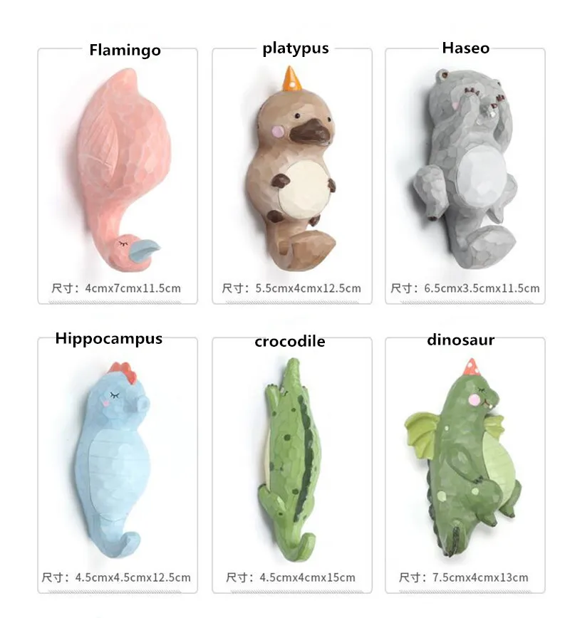 Милый мультяшный на дверь для шляп/вешалка для одежды крючок животные детское домашнее украшение настенный крюк полимерный крючок для пальто Лучшие подарки для детей
