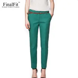 Карандаш повседневные брюки женские осень весна лето pantalon femme Cuffed офис леди костюм брюки женские брюки