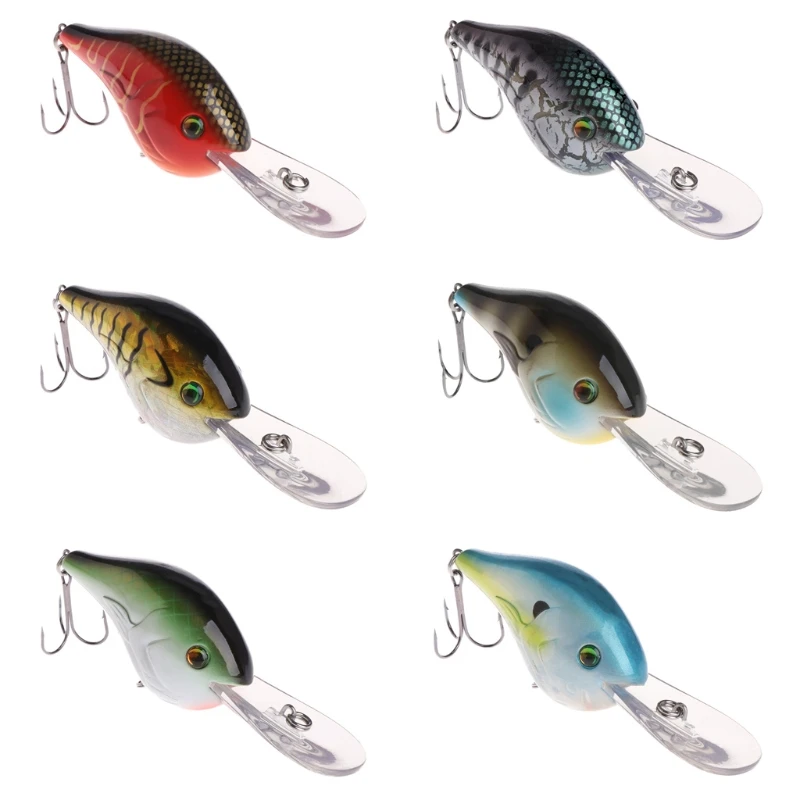 

Fishing Bait Wobbler Deep Crankbait Hook Artificial Lure Carp Tackle Accessories