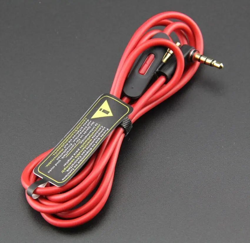 50pcs lot 3 5mm Audio Cable 3 5 Aux Cable for Solo HD Studio Pro Mixr Headphone Mobile Phone Speaker Aux Cord Wire red
