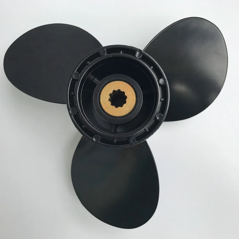 free shipping 9 1/4x12 For 8-20HP for Suzuki aluminium propellers 10 teeth outboard boat motors marine propeller propellers