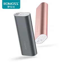 Original ROMOSS Power Bank 20000mAh Dual USB Portable Charger for Smartphone External Battery Pack for iPad iPhone Samsung