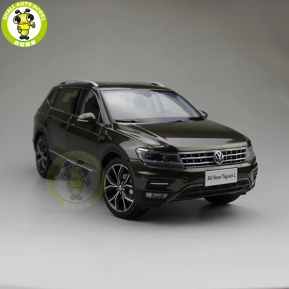 1/18 Ti guan L SUV литая модель металлическая модель автомобиля SUV игрушки для детей подарок коллекция хобби коричневый