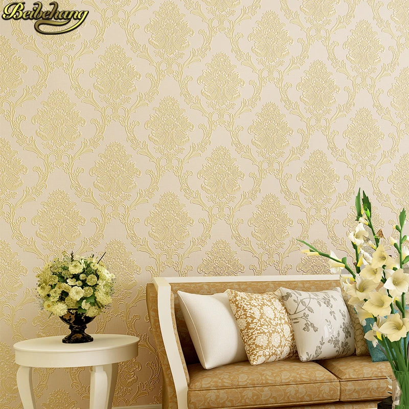 beibehang 53X300cm European embossed Damascus self adhesive wallpaper for walls 3D wall paper living room decoration bedroom beibehang 53X300cm European embossed Damascus self adhesive wallpaper for walls 3D wall paper living room decoration bedroom