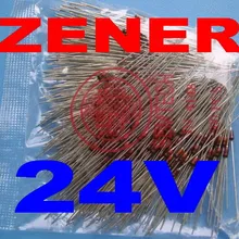 500 шт./лот) 24 V 1/2 W зенеровский диод, 0,5 Ватт, DO-35 посылка