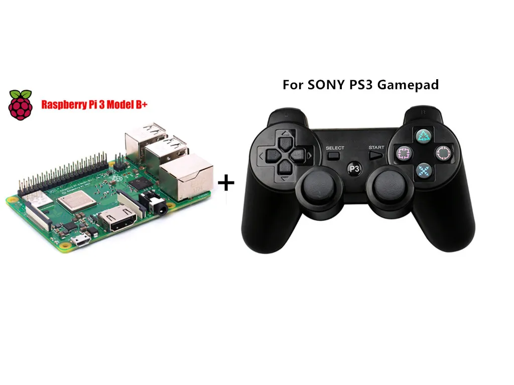

Original Raspberry Pi 3 Model B+ Wireless Bluetooth Gamepads Controller For SONY PS3 Gamepad