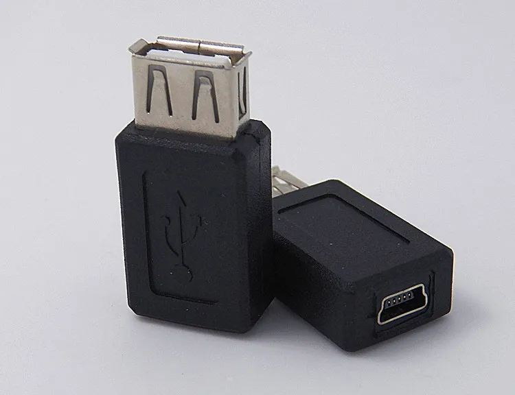 

Free Shipping USB AF to Mini USB 5Pin Female Adapter F/F 2PCS/lot