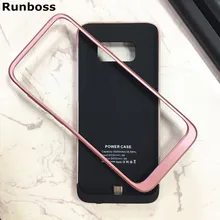 Runboss чехол для Samsung S8 5000 мАч Мощность случае Внешний Батарея Зарядное устройство чехол S8
