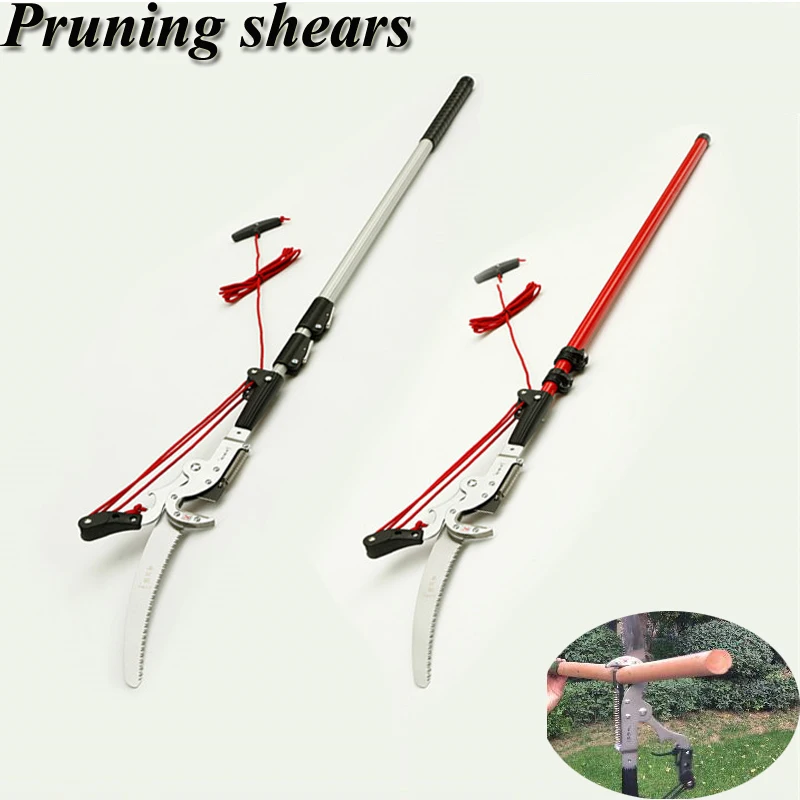 

Telescopic Pruning Shears High Altitude Pruning Knives With 4.2cm Cutting Diameter Scissors Garden Tools For Tree Pruning