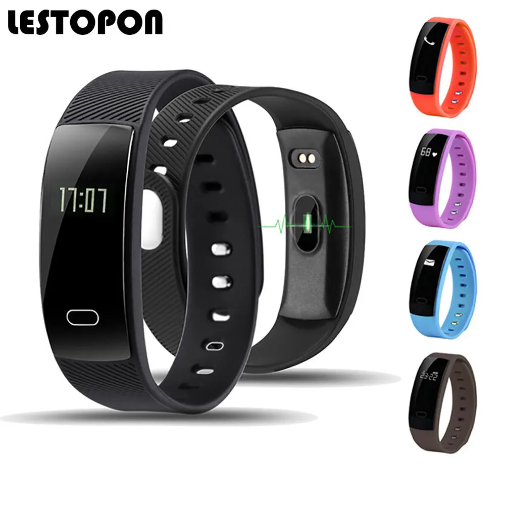 LESTOPON Smart Band Bluetooth Fitness Tracker Bracelet With Heart Rate