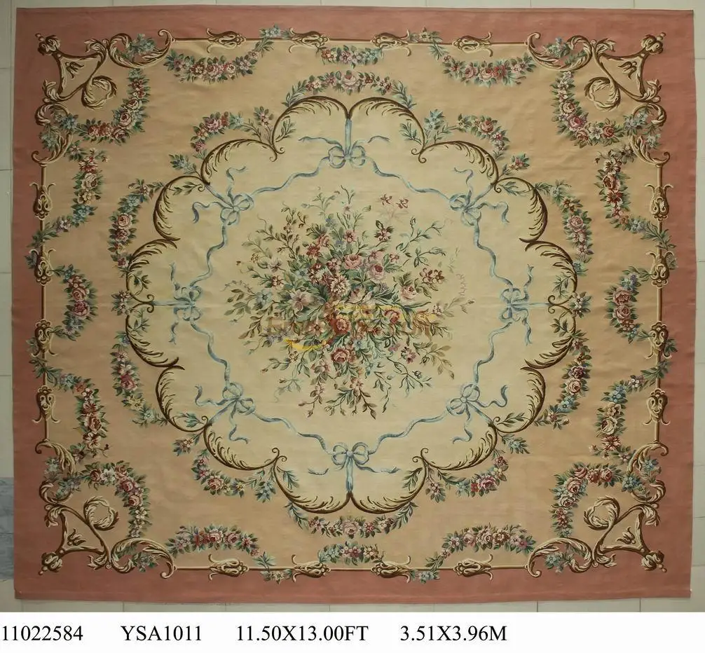 Handwoven Wool Carpets Vintage Carpets For Living Room Square Rug