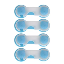 4 PCS Baby Kids Box Drawer Cupboard Cabinet Wardrobe Door Bear Fridge Safety Lock W15