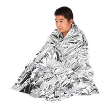 210*130 см аварийное одеяло для выживания на открытом воздухе водонепроницаемое спасательное одеяло изоляционный занавес спасательный первой помощи военный плед