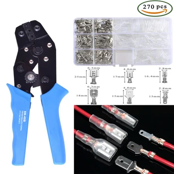 

SN-48B mini European tool crimping pliers 0.5-1.5mm multi-tool / 6.3 / 4.8 / 2.8 male female spring plug terminal