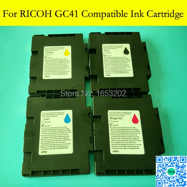 10 компл./лот пустой с чип картридж для Ricoh GC41 для Ricoh SG2010L SG3110dnw 2100 3100 принтера