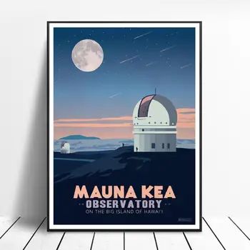 

VINTAGE MAUNA KEA Canvas Painting Art Print Poster Picture Wall Modern Minimalist Bedroom Living Room Decoration