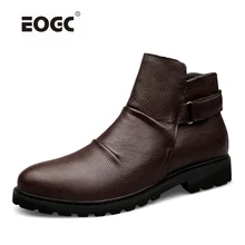 Super Warm Men Boots,Two Style High Quality Autumn And Winter Shoes,Handmade Retro Men Shoes Genuine Leather Snow Boots Shoes super warm men boots two style high quality autumn and winter shoes handmade retro men shoes genuine leather snow boots shoes