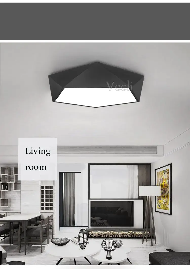 Современный 420 мм 24 Вт геометрический светодиодный потолочный светильник для офиса, спальни, гостиной, лампа для кабинета, крыльца, балкона, освещение, фонарь