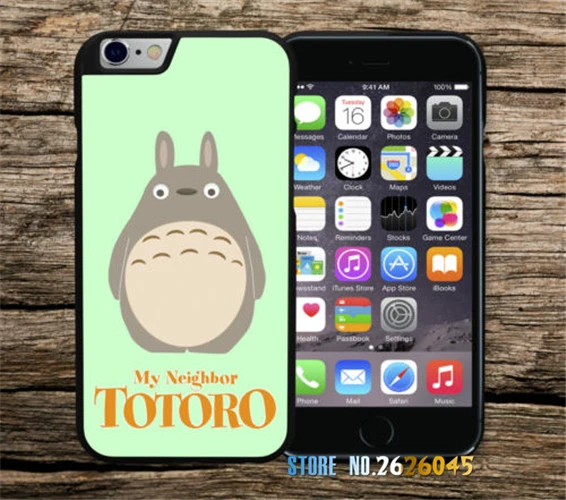 My Neighbour Totoro (2) original cell phone case cover for iphone 4 4s 5 5s se 5c 6 6s 7 plus #yk923 |