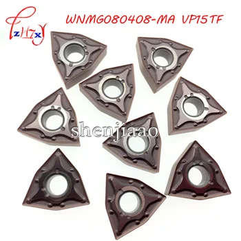 

10 PCS/box WNMG080408 MA VP15TF External Turning Tool Hard Metal Tool CNC Tool Lathe Cutter Lathe