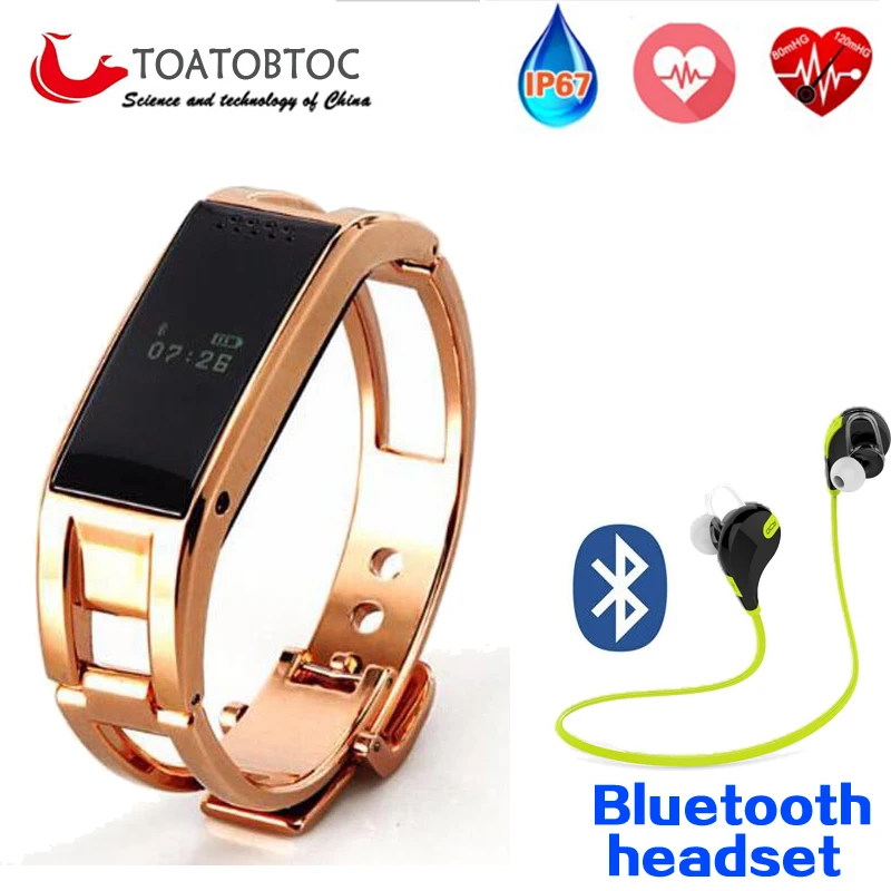 

Fashion Women Bracelet Electronic watch D8 Bluetooth Smart Watch Bracelet for Android and Apple Smart Phone Best Gift for Women