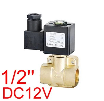 

1/2 inch DN15 16Bar high Pressure brass Solenoid Valve DC12V Normal Close 0927200