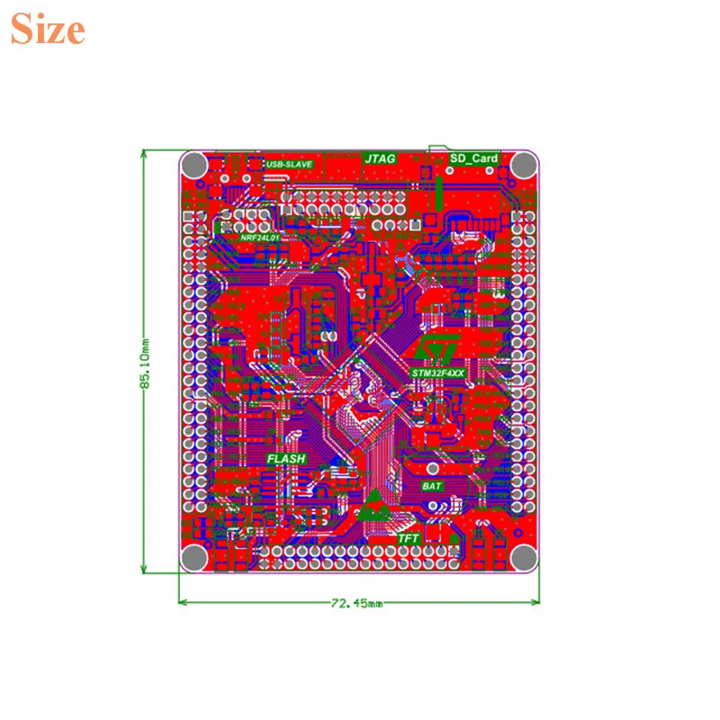 STM32F4 доска STM32F407VET6 STM32 Cortex M4 макетная плата DIY STM32F407VET6 обучающая доска