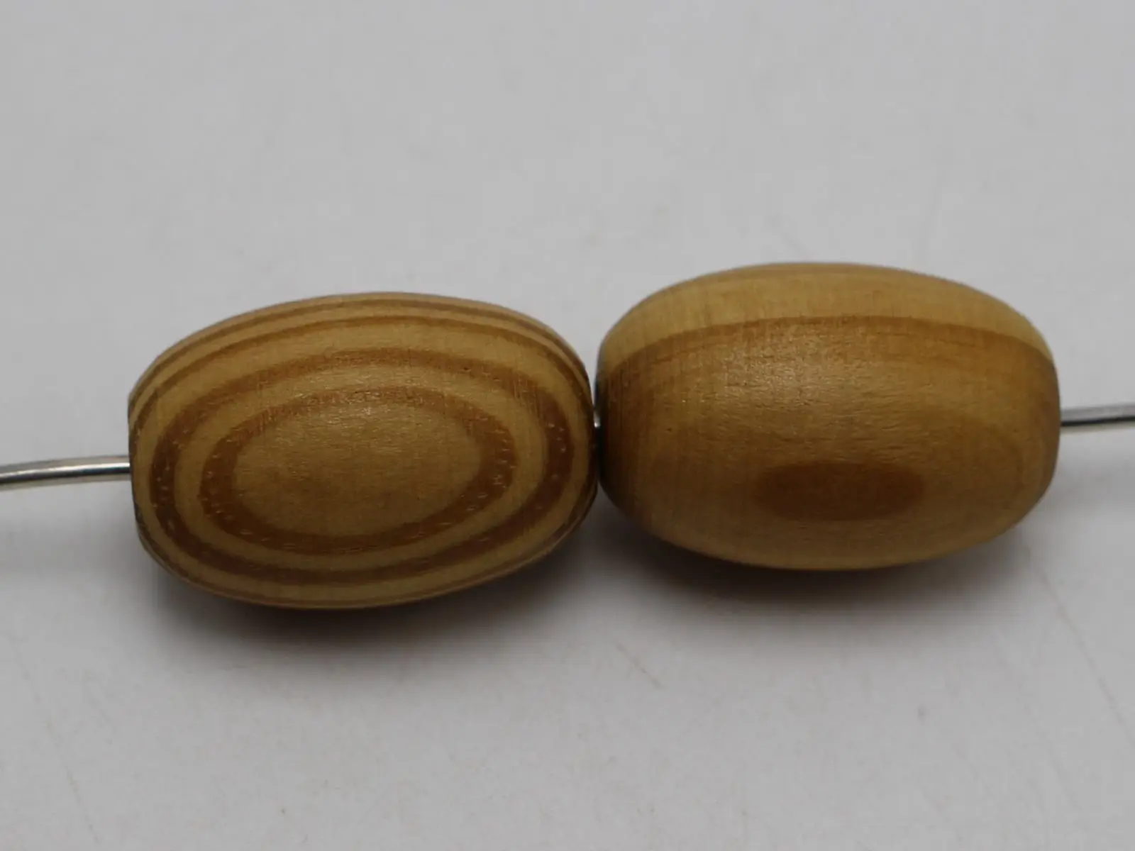 20 Natural Pattern Big Oval Wood Beads~ Wooden Beads 20X28mm