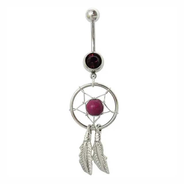 Aliexpress.com : Buy LNRRABC Hot Women Punk Rock Dream Catcher Navel