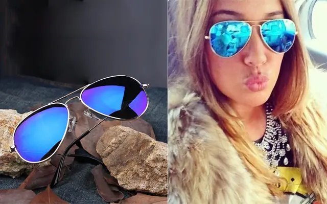 lunette ray ban aviator bleu miroir lunette ray ban aviator bleu miroir