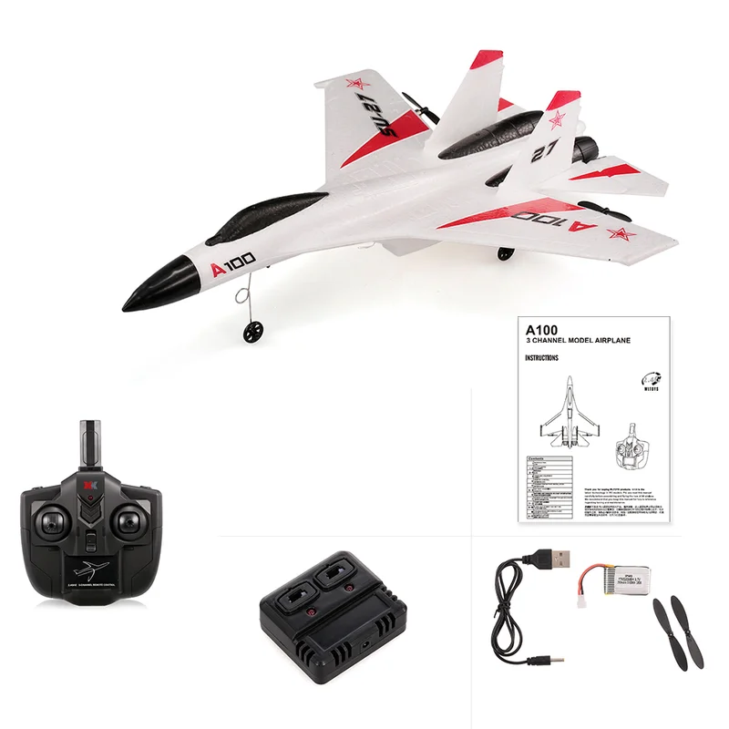 Flying Remote Control Plane Aircraft Model A100 RC Plane 2.4G 340mm 3CH Airplane Fixed Wing Planes Outdoor RC Toys Children Gift Flying Remote Control Plane Aircraft Model A100 RC Plane 2.4G 340mm 3CH Airplane Fixed Wing Planes Outdoor RC Toys Children Gift