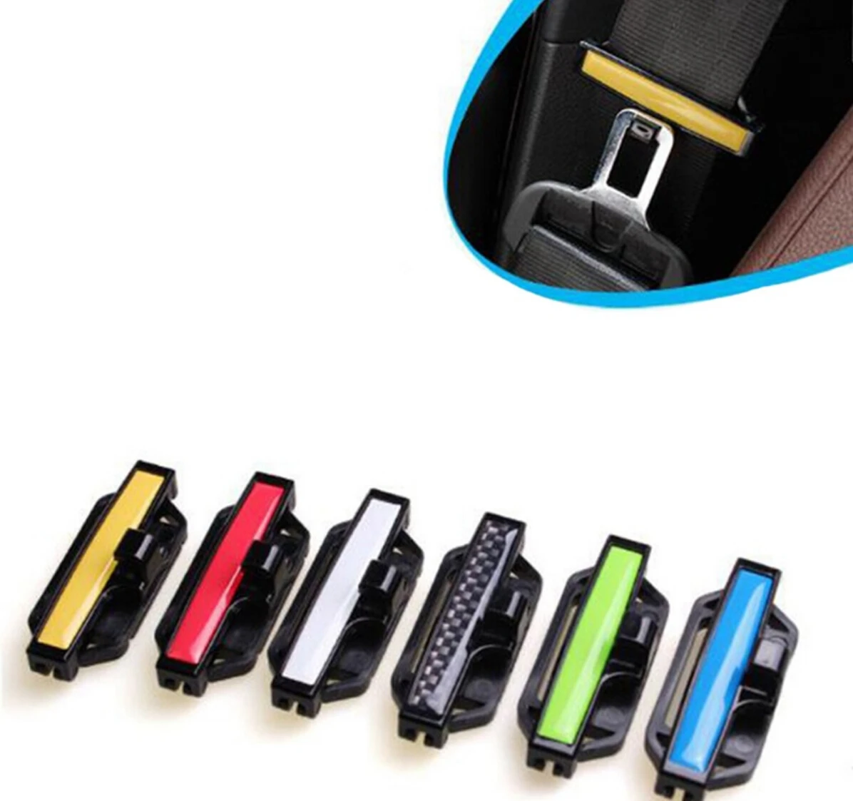 

Car Safety Seat Belt Clip Accessories FOR bmw e87 1 series bmw x5 e70 honda crv range rover evoque seat leon fr golf mk5