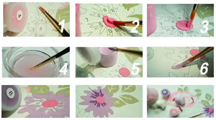 Цифровой diy картина маслом by numbers тигр стены декор на холсте масляной краской